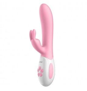 HK LETEN Swing Dragon Series Smart Warming Swing Rotate Rabbit Vibrator (Chargeable - Pink)
